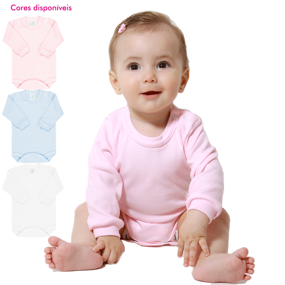 Canelado Ref: 10-5, 10-4 Tam: RN ao GG, 1 ao 3 Cores: branco, bege, rosa, azul