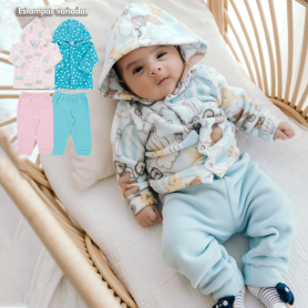Conjunto microsoft Ref: 14-60 Tam: P ao GG Cor: menino, menina