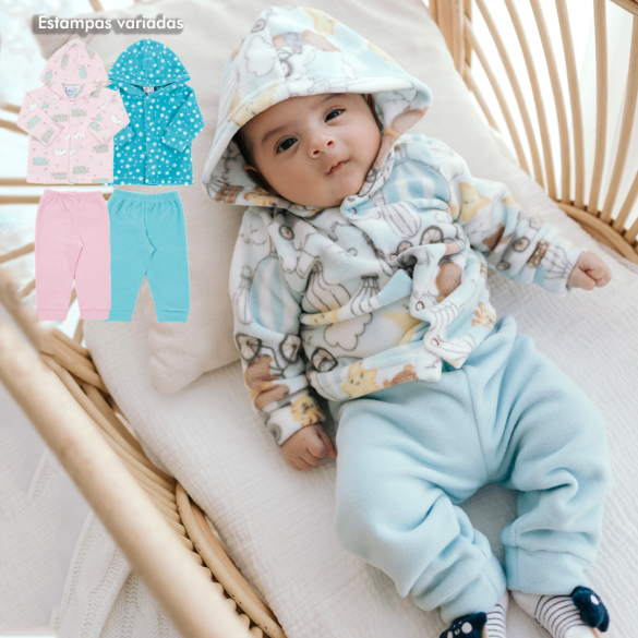 Conjunto microsoft Ref: 14-60 Tam: P ao GG Cor: menino, menina
