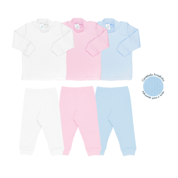 Soft baby Ref: 9-393 Tam: 1 ao 3. Cores: branco, rosa, azul (estilo lion)